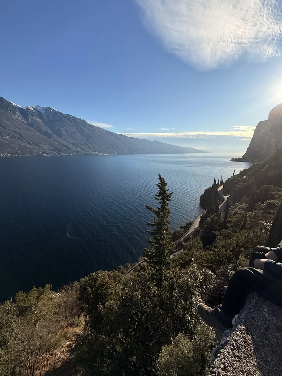 Breathtaking panorama of Lake Garda