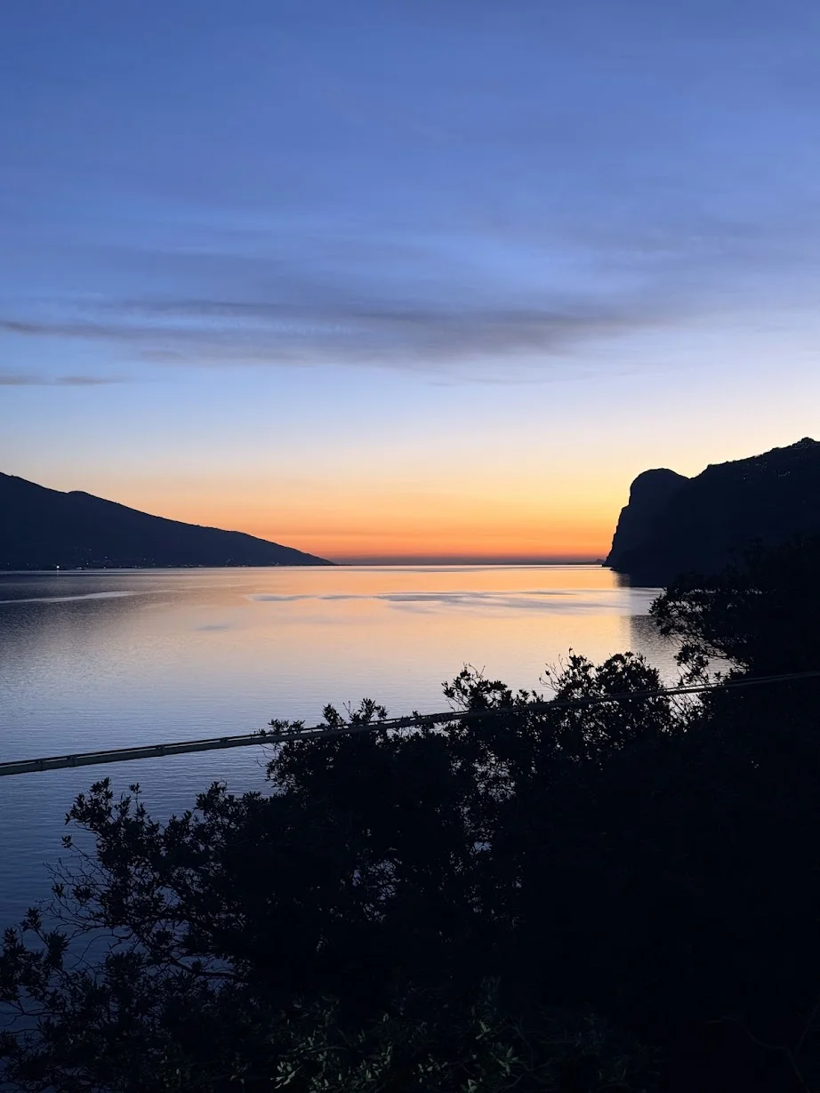 Sunset on Lake Garda - relaxing holiday