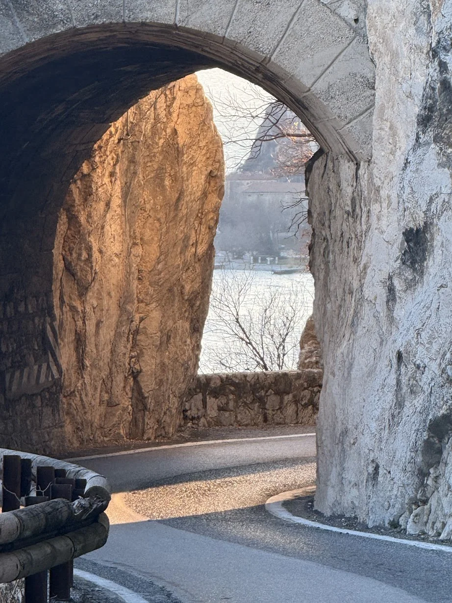 Panoramic road on Lake Garda