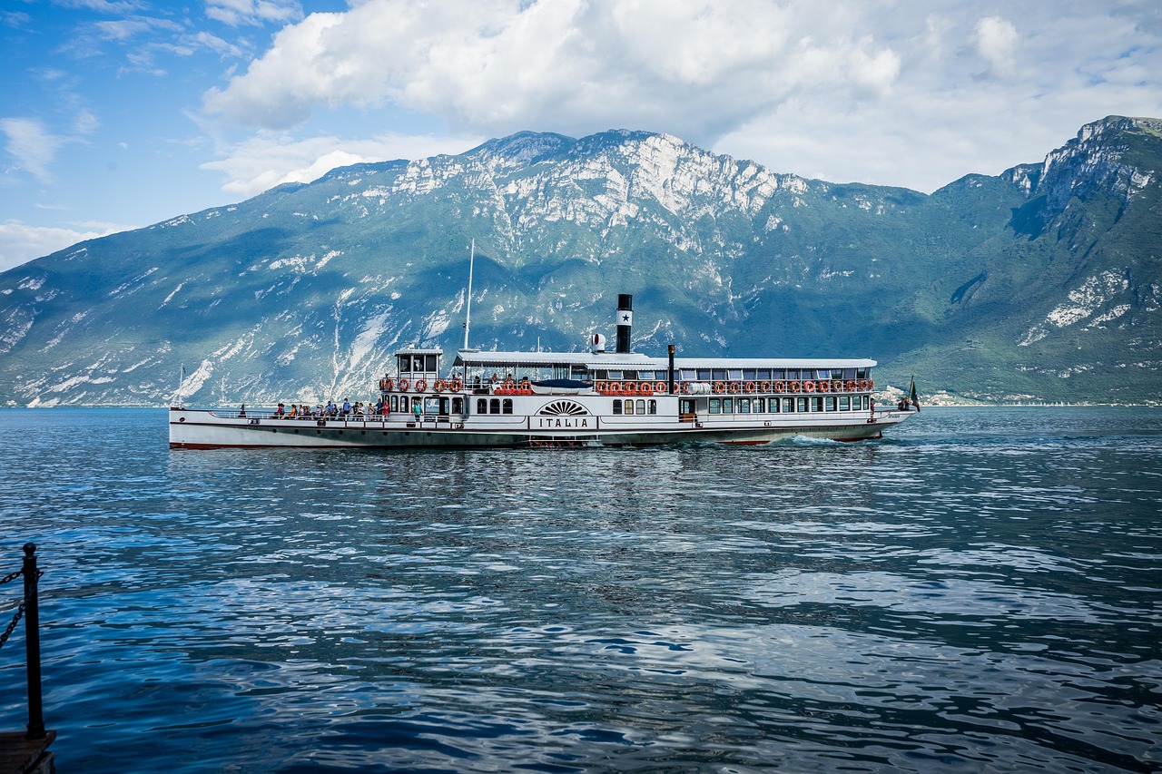 Ferry on Lake Garda